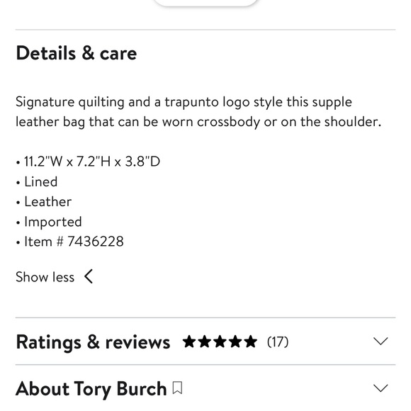 NWOT Tory Burch Fleming Soft Convertible Leather Shoulder Bag - Picture 11 of 16